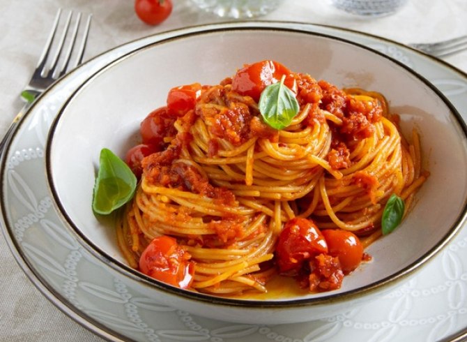 Spaghetti nduja